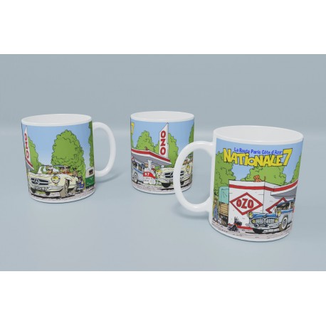 Mug Le Coteau/Roanne céramique Nationale 7