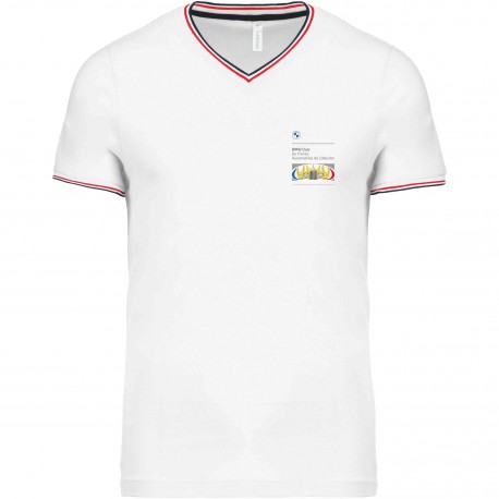 Tee-shirt piqué col V Homme BMW Auto Collection