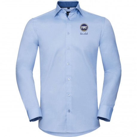 chemise à chevron broderie fiat