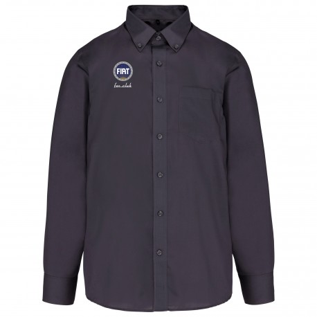chemise sans repassage homme broderie fiat