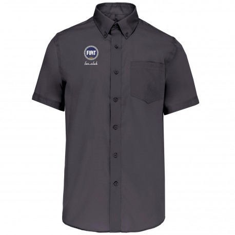 chemisette homme broderie fiat