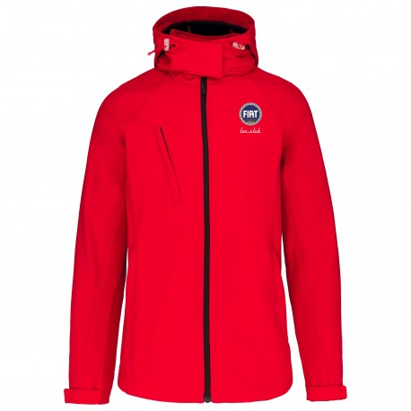 veste softshell capuche avec broderie fiat