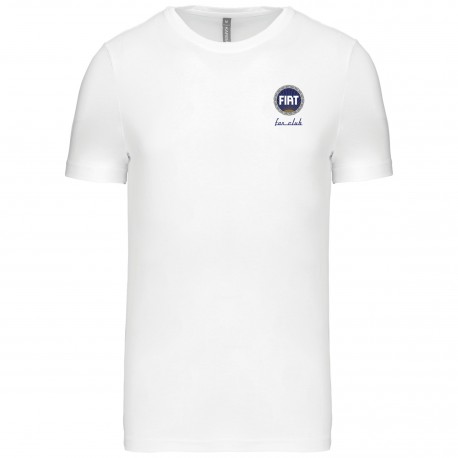 tee shirt col rond avec broderie fiat
