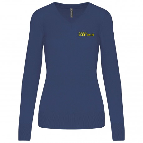 Pull col V Femme Le Club 404