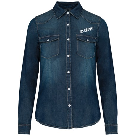 Chemise Jean Denim Femme "Les Forbans" – Boutique Officielle Les Forbans