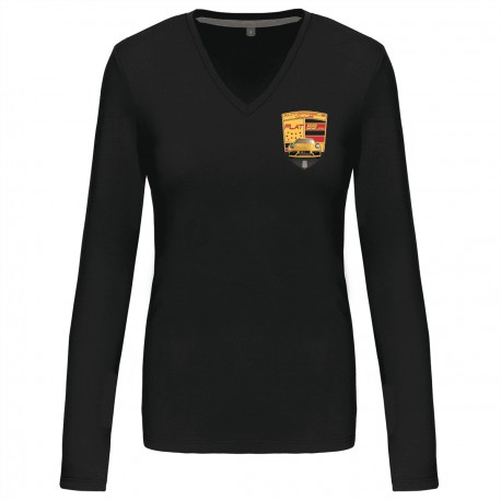 Tee shirt manches longues Femme Flat 69 – Automobile Club Flat 69