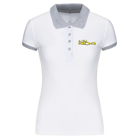 Polo bicolore Femme Le Club 404