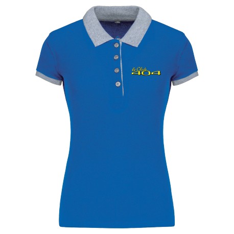 Polo bicolore Femme Le Club 404 – Le Club 404