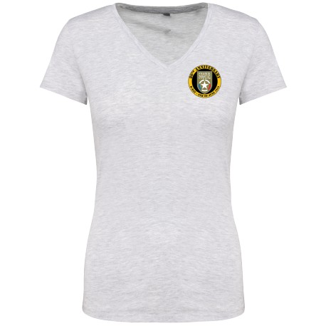 Tee shirt col V Femme MVCG 80th anniversary
