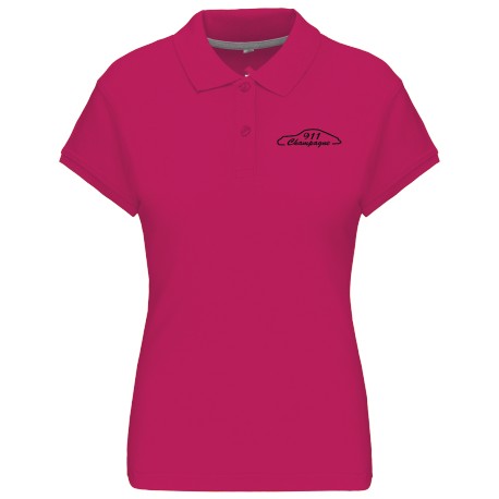 Polo manches courtes Femme Champagne – Champagne 911