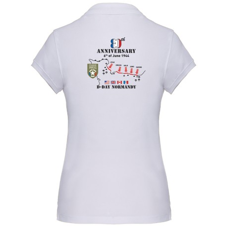 Polo manches courtes Femme 80 th Anniversay