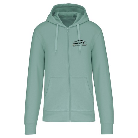Sweat-shirt écoresponsable zippé à capuche homme Audi