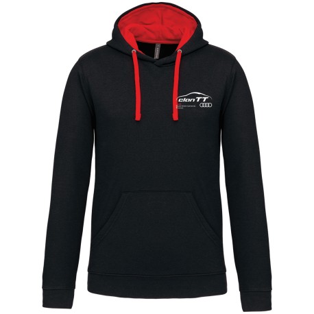 Sweat capuche contrastée Homme Audi