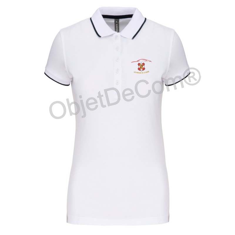 Polo manches courtes Femme LPDS – Les Porsche de la Savoie