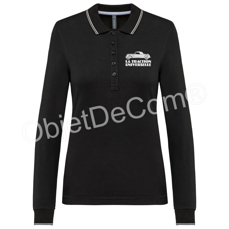 Polo manches longues Femme Traction – La Traction Universelle