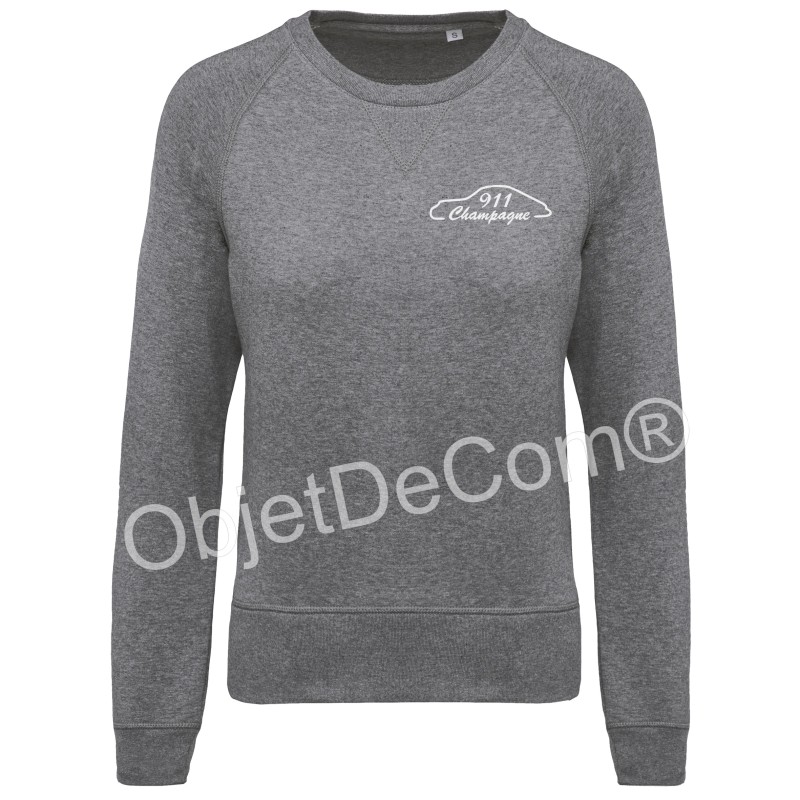 Sweat Bio Femme Champagne 911