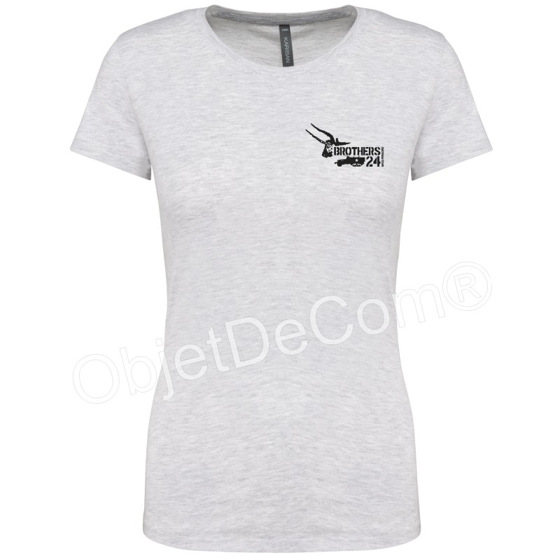 Tee shirt 180Gr Col O Femme MVCG Périgord – MVCG Périgord