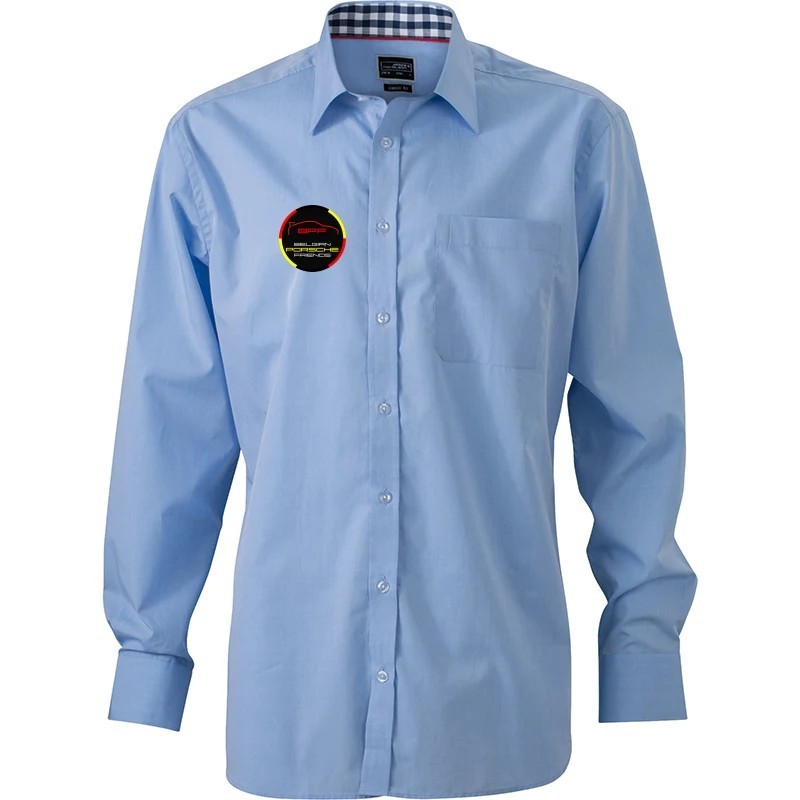 Chemise homme avec broderie morgan club de France