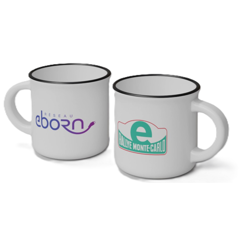 Mug en acier émaillé E-Rallye Monte-Carlo