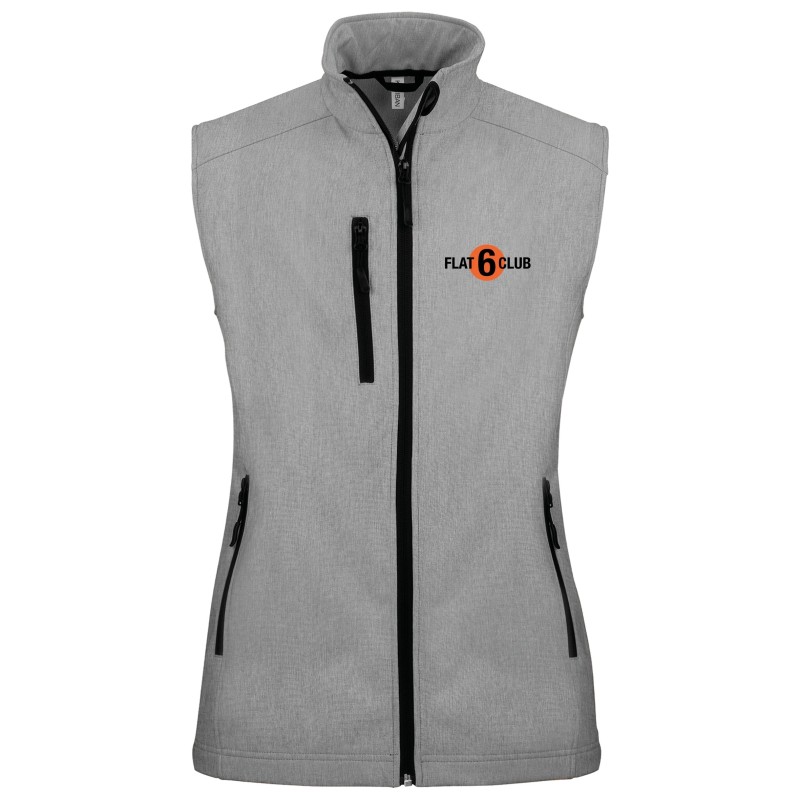Bodywarmer softshell Femme Flat6 Club – Flat6 Club