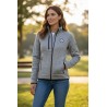 Veste zippée chinée femme Mercedes