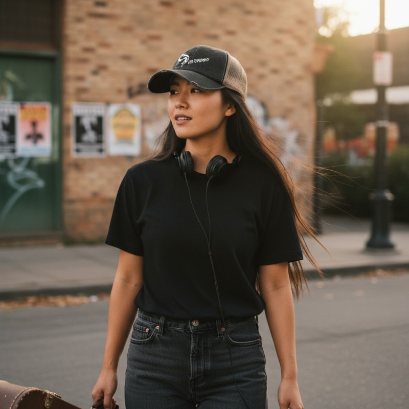 casquette américaine écoresponsable broderie les forbans