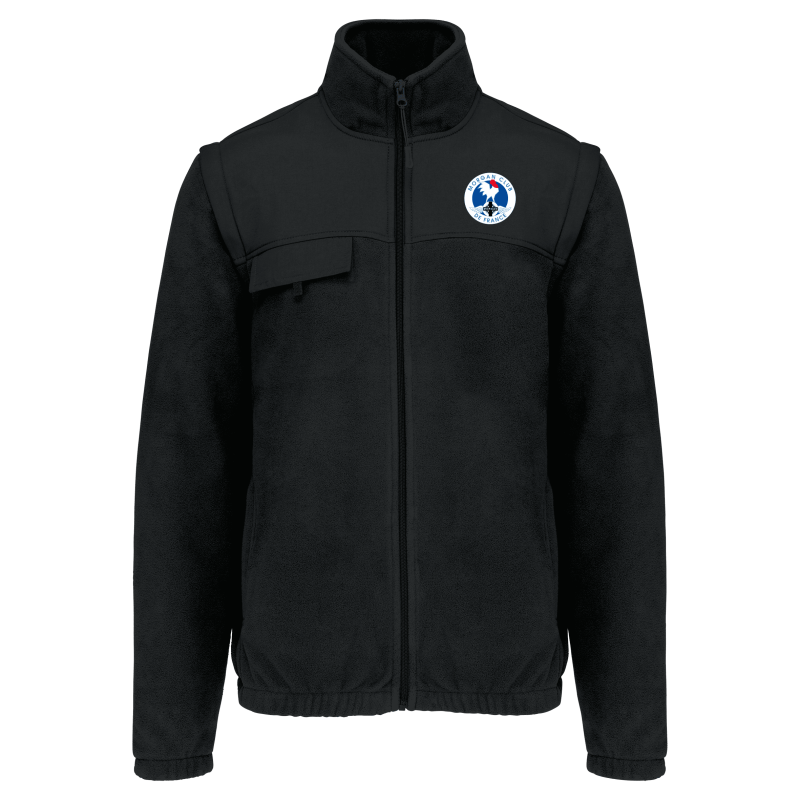 Veste polaire manches amovible Unisexe Morgan – Morgan Club de France