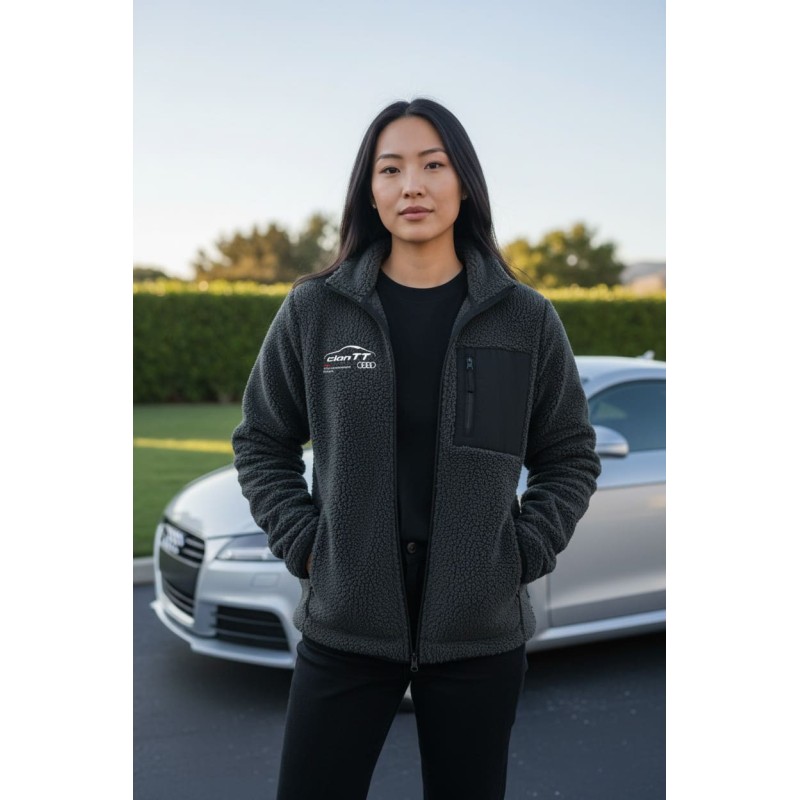 Veste écoresponsable en sherpa unisexe Audi Clan TT