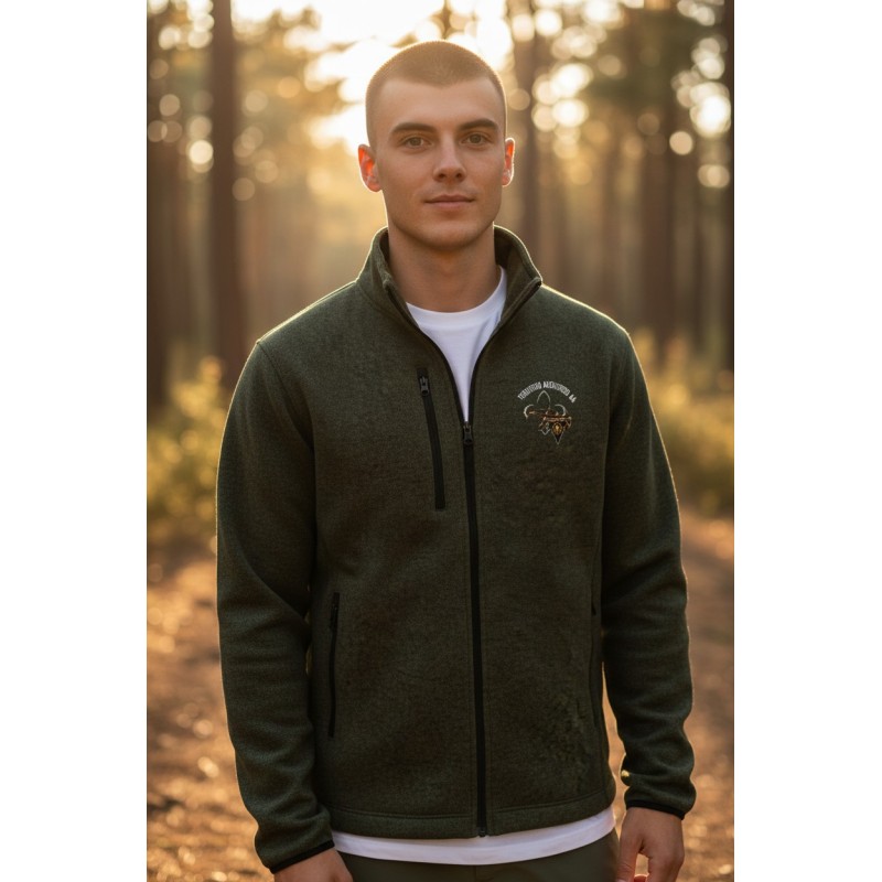 Veste polaire tricotée Homme MVCG Touraine Mémoire 44