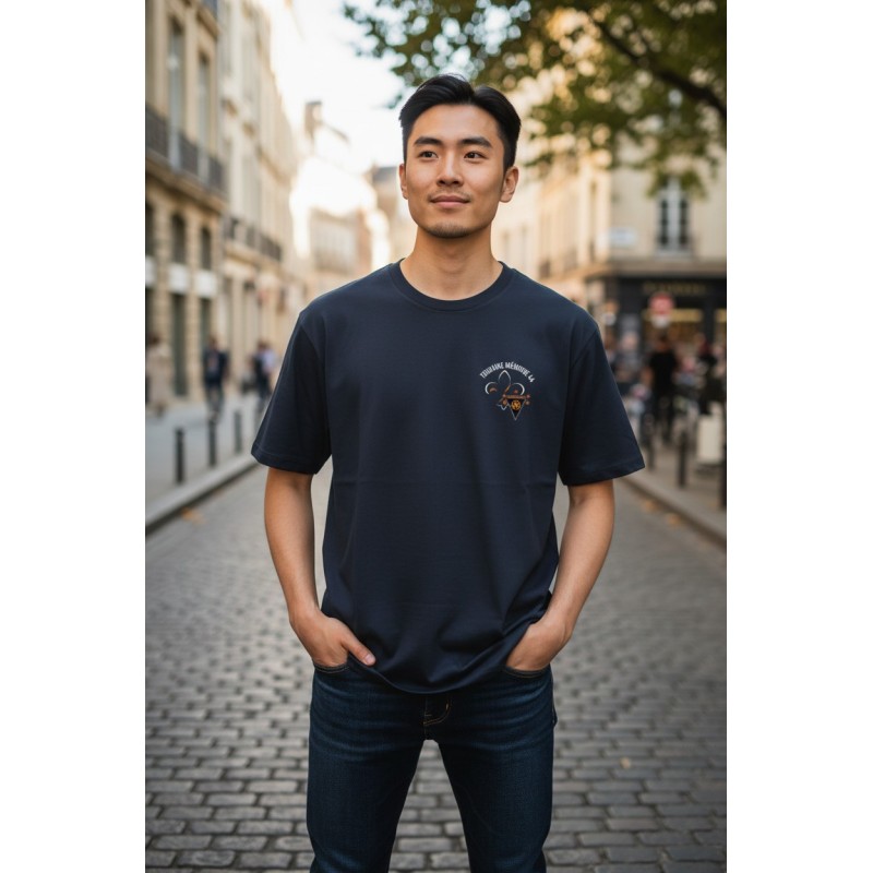 Tee shirt Col O Homme MVCG Touraine Mémoire 44