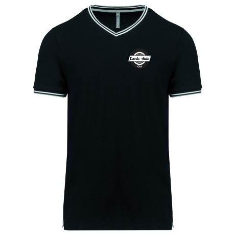 Tee shirt col V maille piquée Femme Events – Club Events Auto