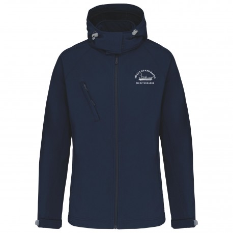 Veste Softshell capuche amovible Femme AGBM – Amicale Grand Banks