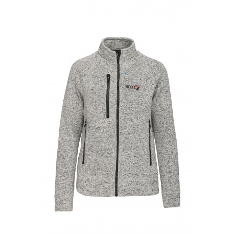 Veste polaire chinée Femme E21